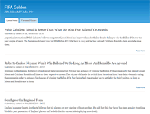 Tablet Screenshot of fifa-golden.com